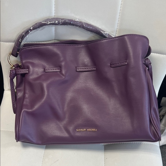 Badgley Mischka Purple Crossbody Bag With Sophisticated Style